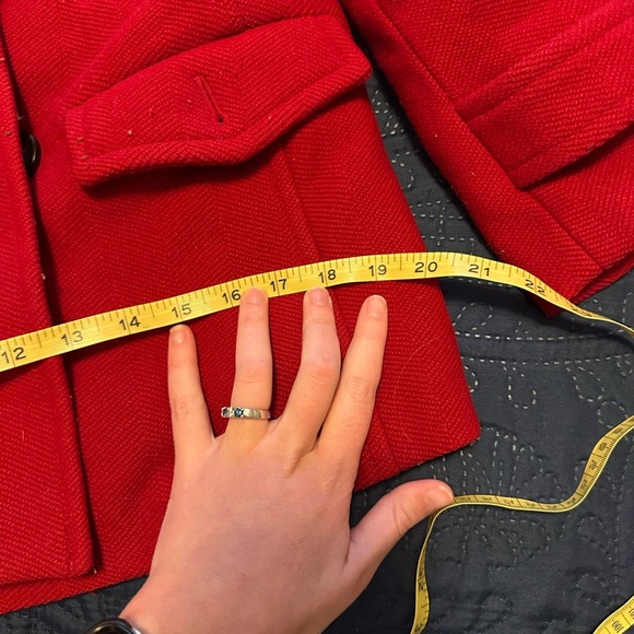 Red Talbots pea coat - Picture 13 of 13